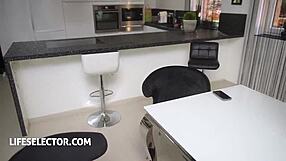 LifeSelector - Stepmom Kat squirts as horny slut for stepson's cock