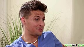 Big ass short hair blondie hottie enjoys wet butt massage and reveals her pink bald pussy - jay romero adira allure