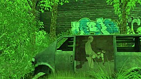 Bad grandpa fucking emo girl in 3d