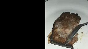 Bukkake Scene With Cum And Food