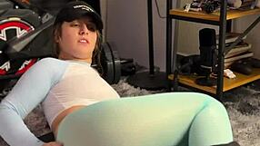 exercising in sheer leggings