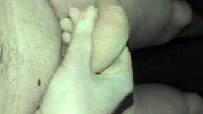 masturbating outside at night with big cock