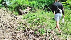 Exploring tender Abby's natural tits and ass