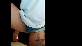 Brazilian Babe Flaunts Tight Jeans and Bare Ass