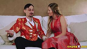 I worship that blonde bitch with her trimmed pussy as she deepthroats my cock in full HD porn