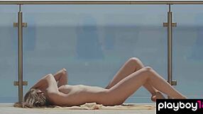 Confident Ukrainian Teen Kate Chromia Poses And Strips On Balcony