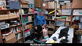 the suspect grabbing merchandise quickly and sneakily