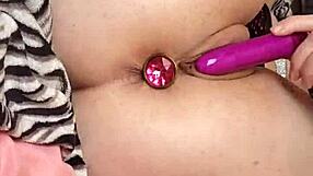 Candid Sandra Toys Herself With New Princess Butt Plug