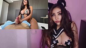 Horny Latina Stepsister Gets Creampied by Brother POV