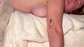 Avril Showers Prone Bone Fuck and Hairy Pussy Creampie