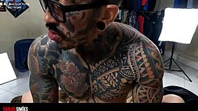 Behind the Scenes with Producer Carlos Simões and the Anal Queen in Athletic Latina Lingerie