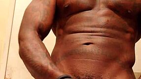 Hallelujah Johnson Worships and Strokes Massive BBC Cock