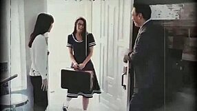 Asian Foster Candidate Aria Skye Is Very Excited To Get By Misha Mynx And Her Husband - Full Scene On Http Myfostertapes Com