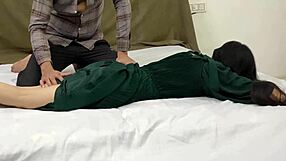 My young step sister was alone in the room so i joined her at night