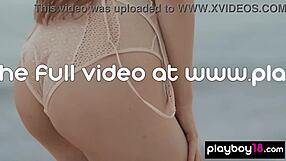 Confident Ukrainian Teen Kate Chromia Poses And Strips On Balcony