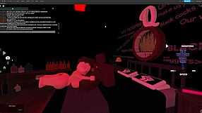 blonde bitch gets fucked roughly in roblox studio