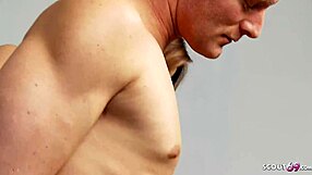 Domination femdom ffm threesome office fuck