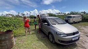 Lost Video Of Young Amateurs Orgying In The Woods