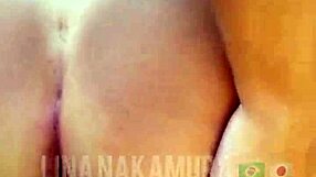 Lina Nakamura sucks and rides John Coffee's big black cock in the parking lot