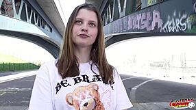 German scout chats about first experience with skylar sweet at berlin pickup casting