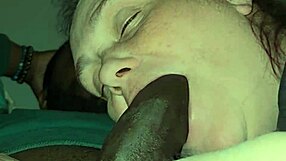 Step Mom Delivers an Amazing, Sloppy Blowjob to Her Favorite Step Son in the Bedroom