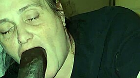 Step Mom Delivers an Amazing, Sloppy Blowjob to Her Favorite Step Son in the Bedroom