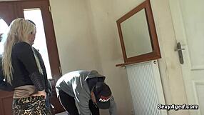 Busty Blonde Mature Double Penetrated Hard