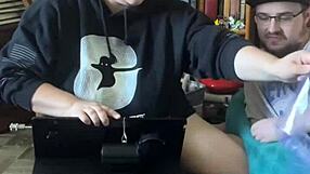 my first time trying a sex machine felt so exciting.