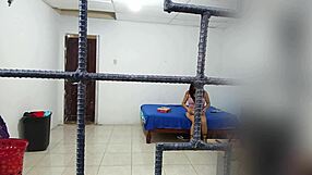 Latina Wife Flashes While Husband Is Away