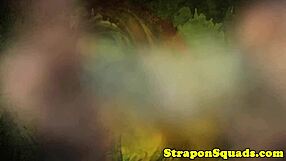 i watch the suspended sub slut get dominated with a strapon