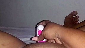 My WhatsApp friend masturbates at the lesbian party with detailed fingering and licking actions