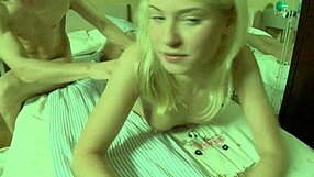 beautiful russian brunette fucked hard in bed, gaping asshole after?