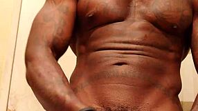 Hallelujah Johnson Worships and Strokes Massive BBC Cock