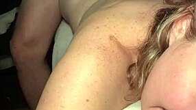Avril Showers Prone Bone Fuck and Hairy Pussy Creampie