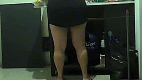 Hot Stepmom In Bathroom, Exhibitionist Flashing, Huge Latina Milf With Big Tits