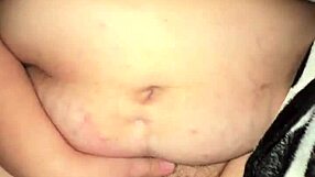 The bbw milf neighbor's red pussy is wet, dripping, hairy, sexy, muscular during the fucking