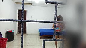 Latina Wife Flashes While Husband Is Away