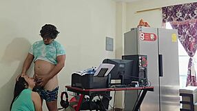 My Perverted Stepmother Seduces Me While I Play And We Fuck Roughly!