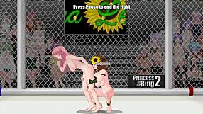 Princess of the ring 2 features rena versus vivian in intense wrestling match