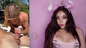 Innocent blonde's first anal tease