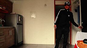 dangerous prostitute threatens guy with knife then fucks him bareback