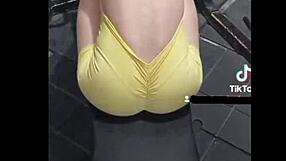 Nicole Medallo Sweats in Gym for Fit Body to Please Men