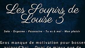 Les soupirs de Louise 3 - French audio solo female performance