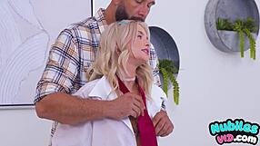 Sweet Stepdaughter Emma Rosie Gets Creampied By Her Father-In-Law In Shy Reality Sex.