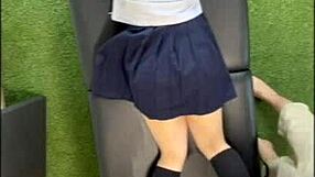 I thought it was just a massage, but I secretly hoped for naughty things, and the masseur filmed me feeling so good inside.