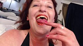 dawnskye1962 smokes then demands cum in dirty mouth