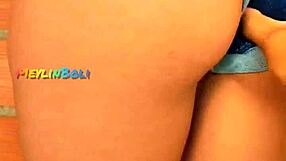 Hermosa latina entrega culito al vecino?