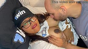 Babe demands tits eaten after party