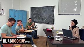 Seducing my teacher wasn't easy, but my cock was determined to get that pussy