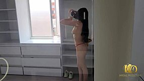 Laura IB, a real estate agent, welcomes her first client into the business